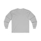 Basketball Cutout - Gildan Ultra Cotton Long Sleeve Tee