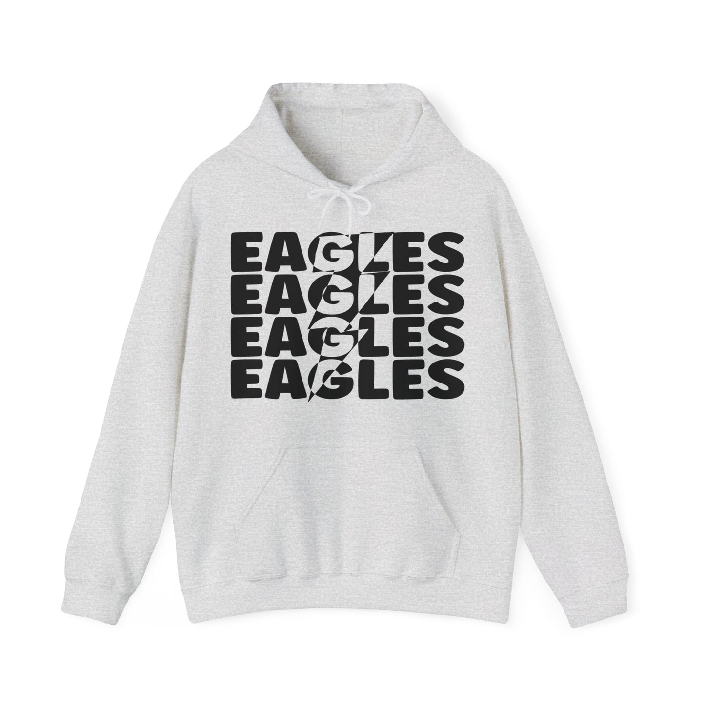 Lightning Bolt Eagles - Gildan Unisex Heavy Blend™ Hooded Sweatshirt