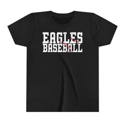 Baseball Cutout - Bella+Canva Youth Short Sleeve Tee