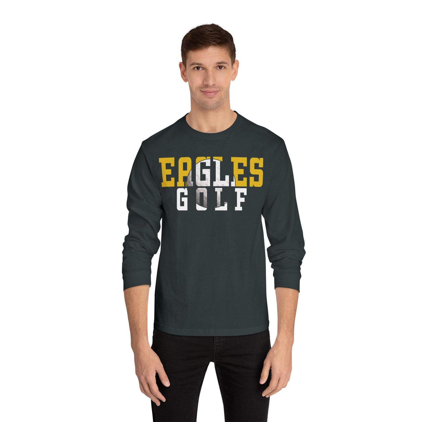 Golf Cutout - American Apparel Unisex Classic Long Sleeve T-Shirt