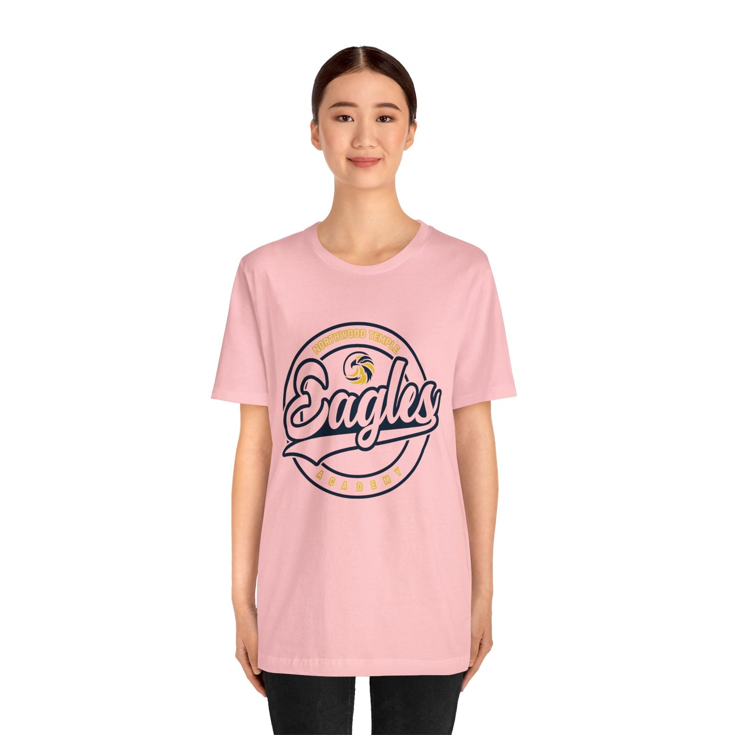 Eagles Circle Stamp - Bella+Canva Unisex Jersey Short Sleeve Tee