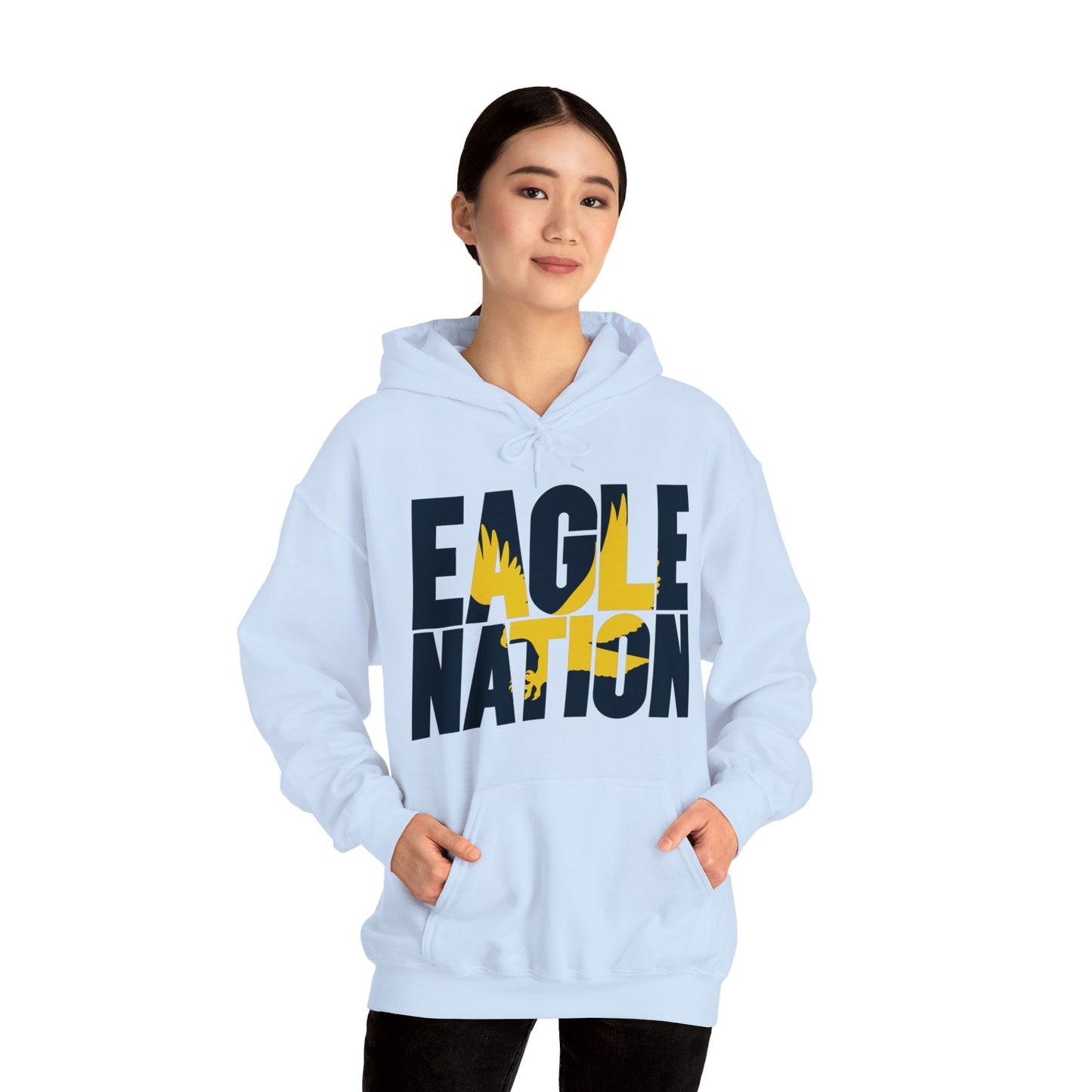 Eagle Nation - Gildan Unisex Heavy Blend™ Hooded Sweatshirt