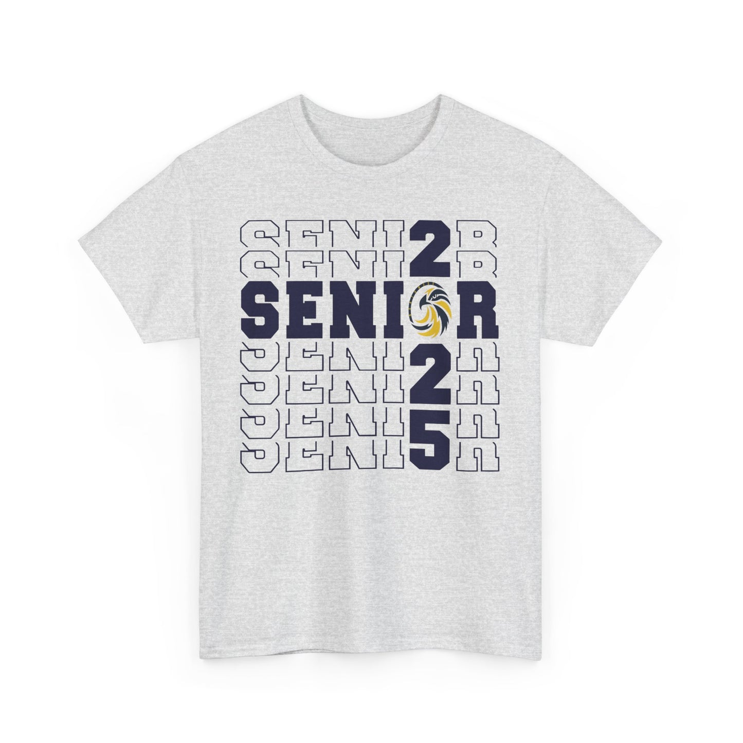 Seniors Cross Stacked c/o 2025 - Gildan Unisex Heavy Cotton Tee