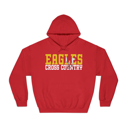 Cross Country Cutout - Gildan Unisex DryBlend® Hooded Sweatshirt