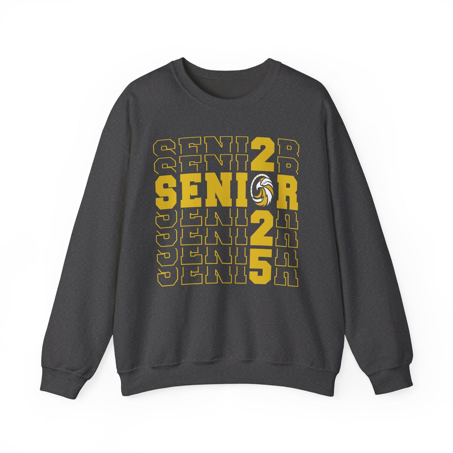 Seniors Cross Stacked c/o 2025 - Gildan Unisex Heavy Blend™ Crewneck Sweatshirt