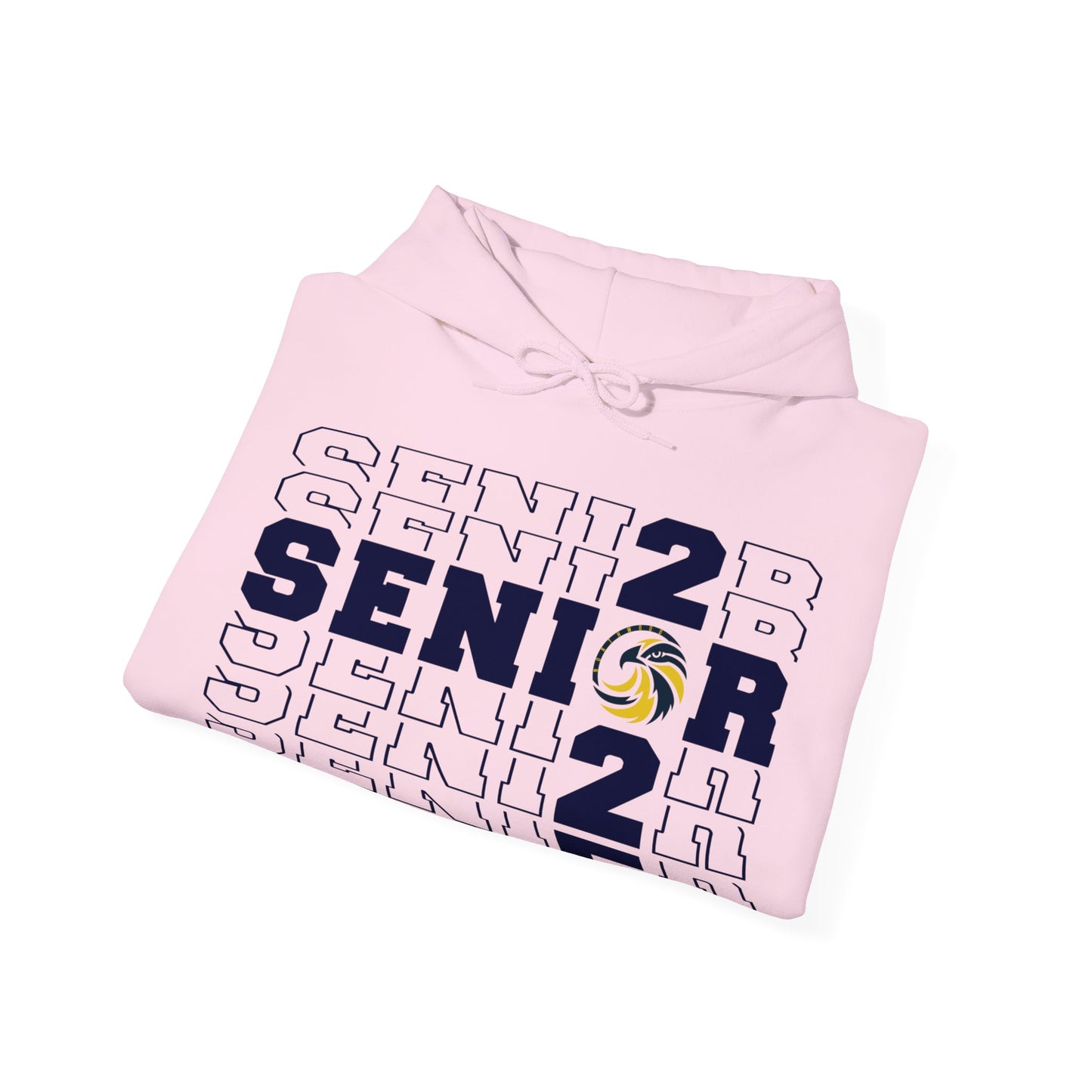 Seniors Cross Stacked c/o 2025 - Gildan Unisex Heavy Blend™ Hooded Sweatshirt