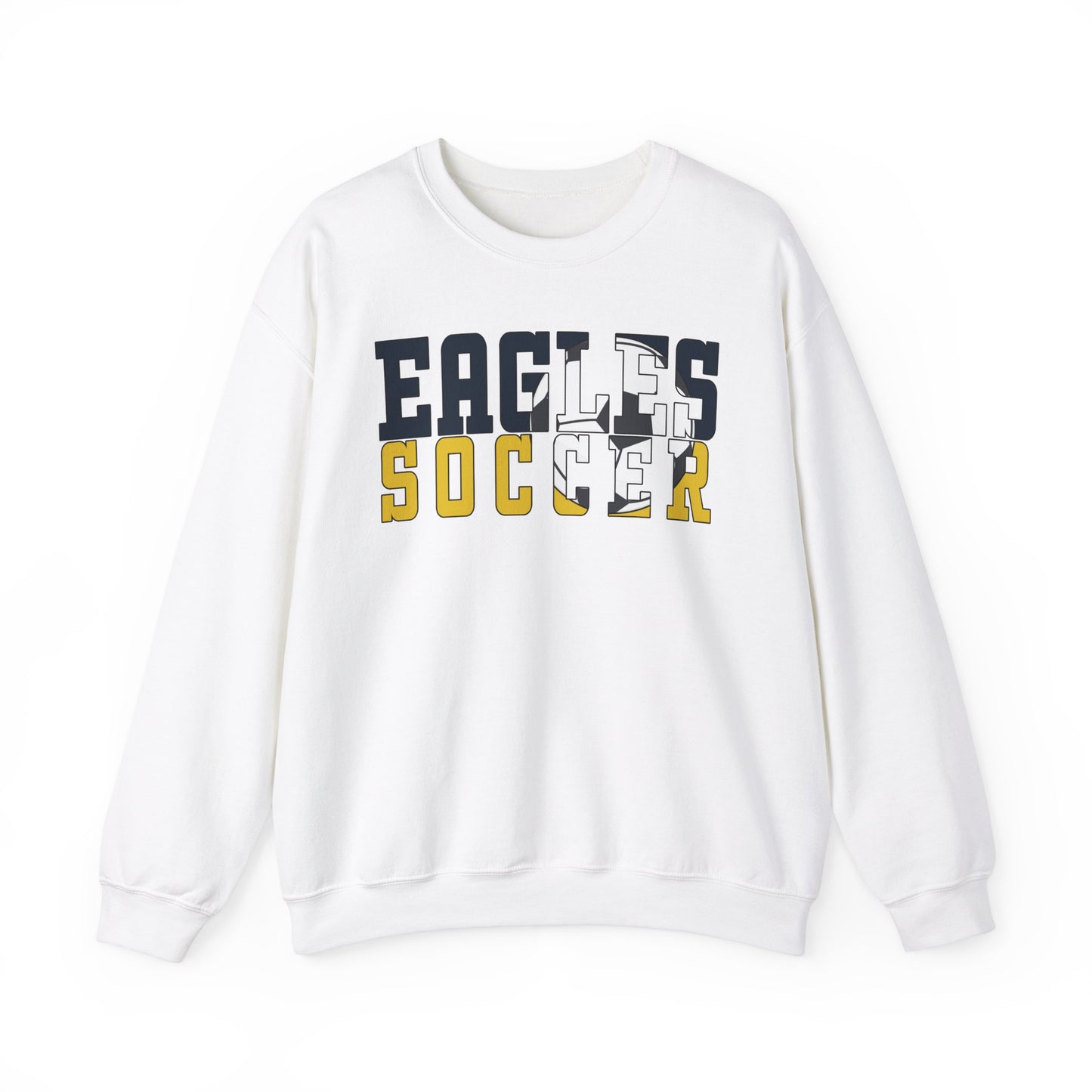 Soccer Cutout - Gildan Unisex Heavy Blend™ Crewneck Sweatshirt