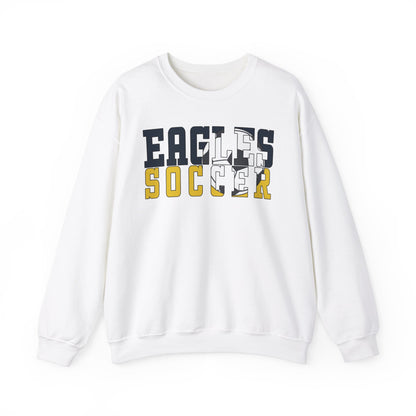 Soccer Cutout - Gildan Unisex Heavy Blend™ Crewneck Sweatshirt
