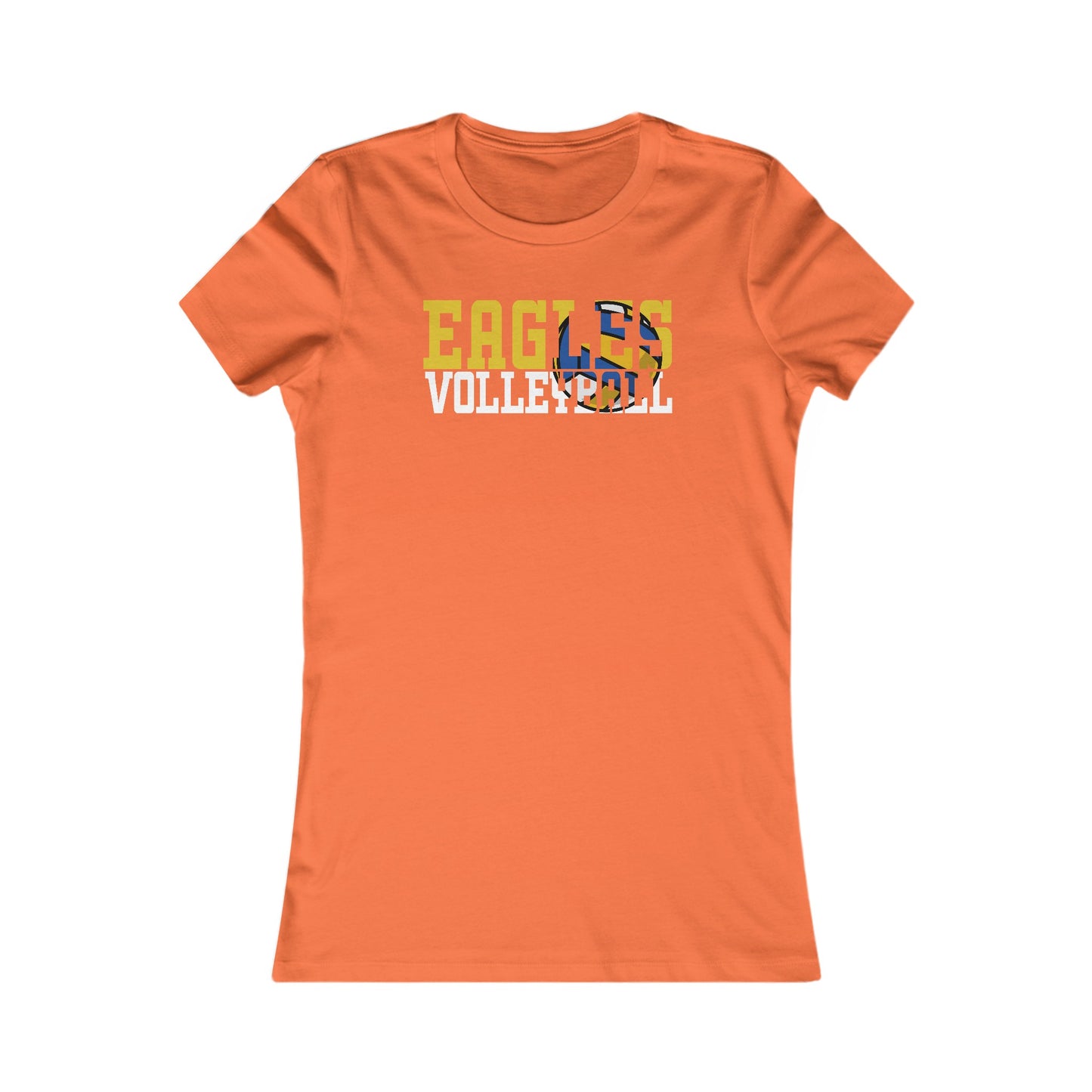 Volleyball Cutout - Bella+Canva Women's Favorite Tee