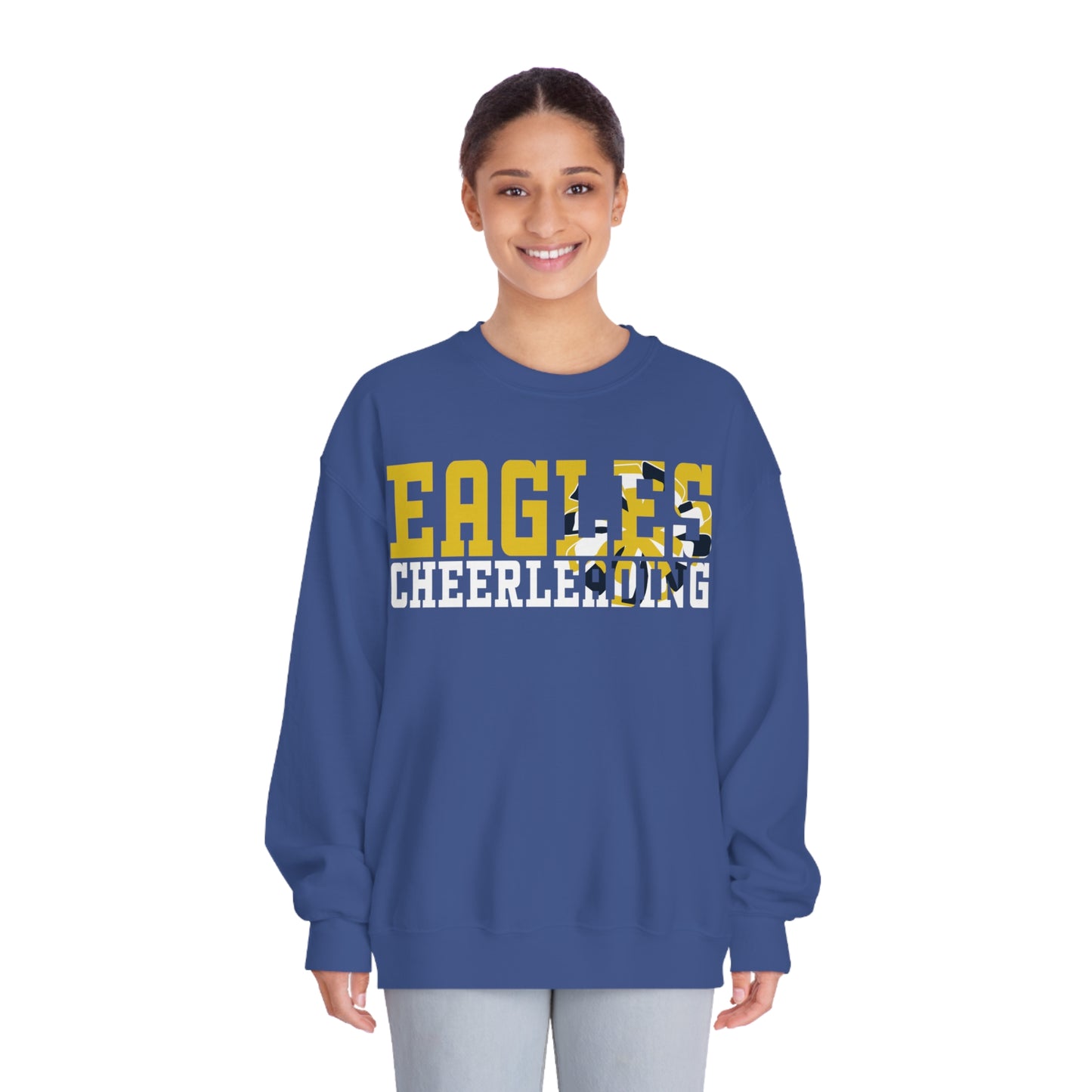 Cheerleading Cutout - Gildan Unisex DryBlend® Crewneck Sweatshirt