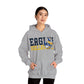 Volleyball Cutout - Gildan Unisex Heavy Blend™ Hooded Sweatshirt