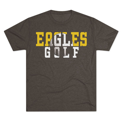 Golf Cutout - Next Level Unisex Tri-Blend Crew Tee