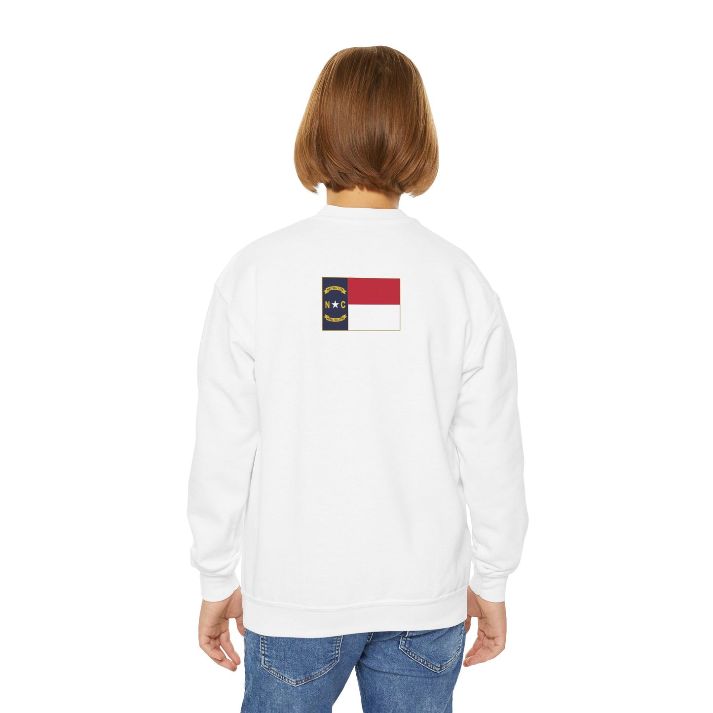 Made in NC - Gildan Youth Crewneck Sweatshirt