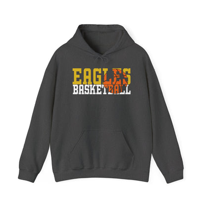 Basketball Cutout - Gildan Unisex Heavy Blend™ Hooded Sweatshirt