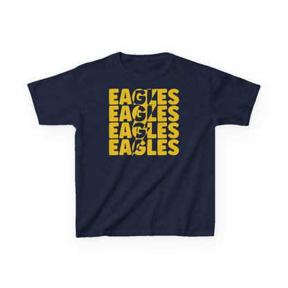 Lightning Bolt Eagle - Gildan Kids Heavy Cotton™ Tee