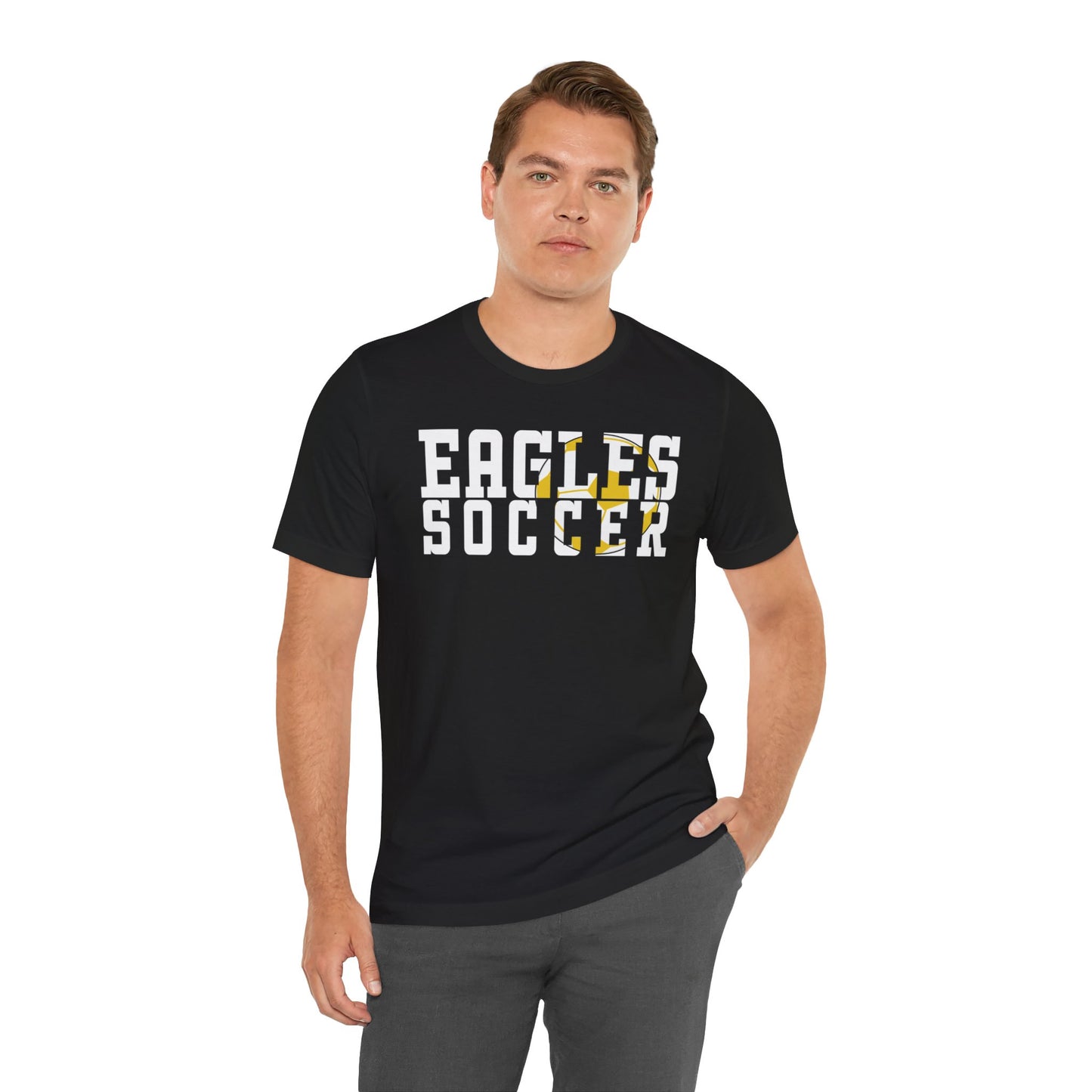 Soccer Cutout - Bella+Canva Unisex Jersey Short Sleeve Tee