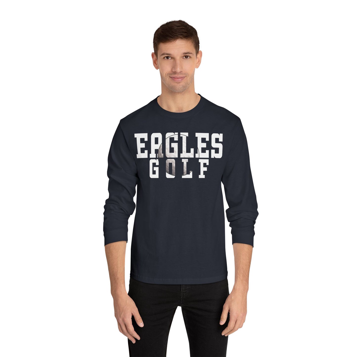 Golf Cutout - American Apparel Unisex Classic Long Sleeve T-Shirt