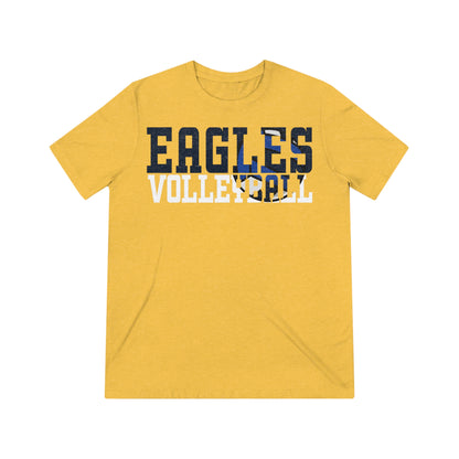 Volleyball Cutout - Bella+Canva Unisex Triblend Tee