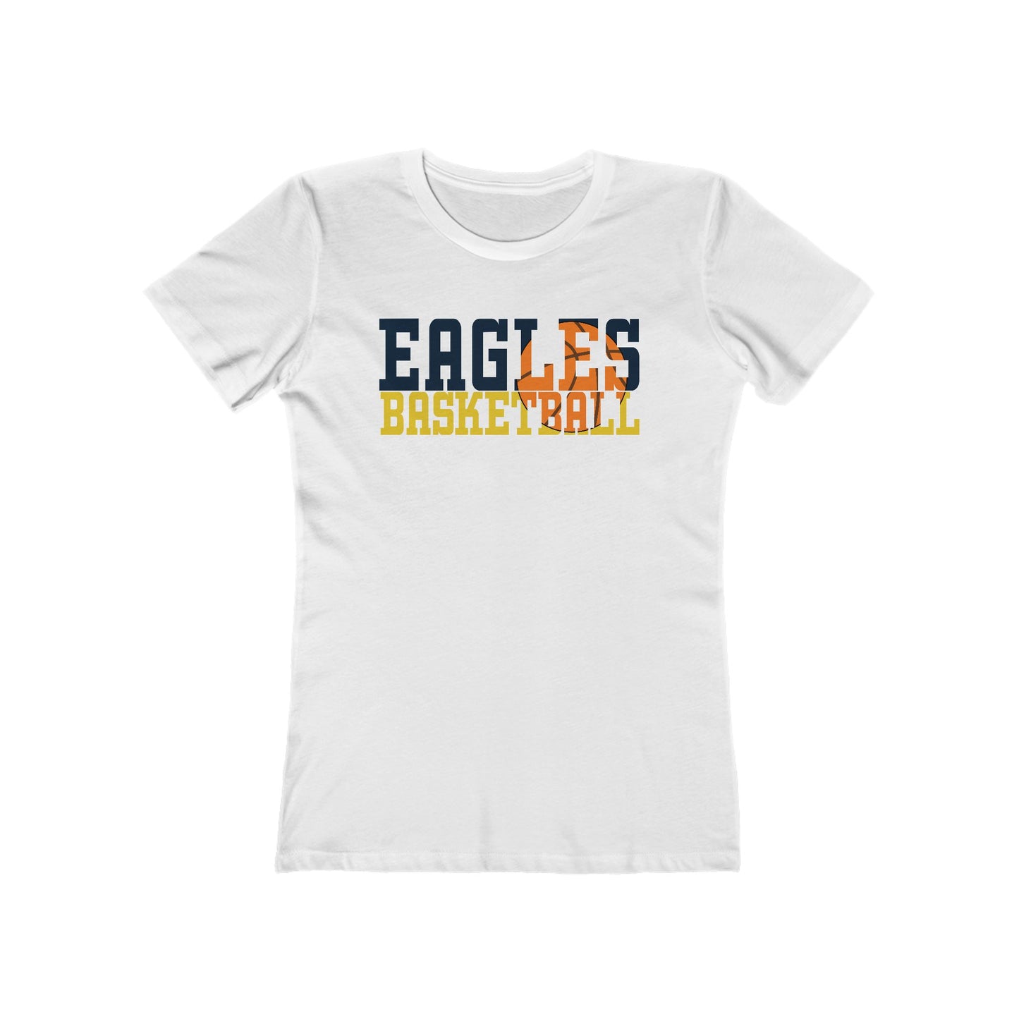 Basketball Cutout - Next Level Women's The Boyfriend Tee