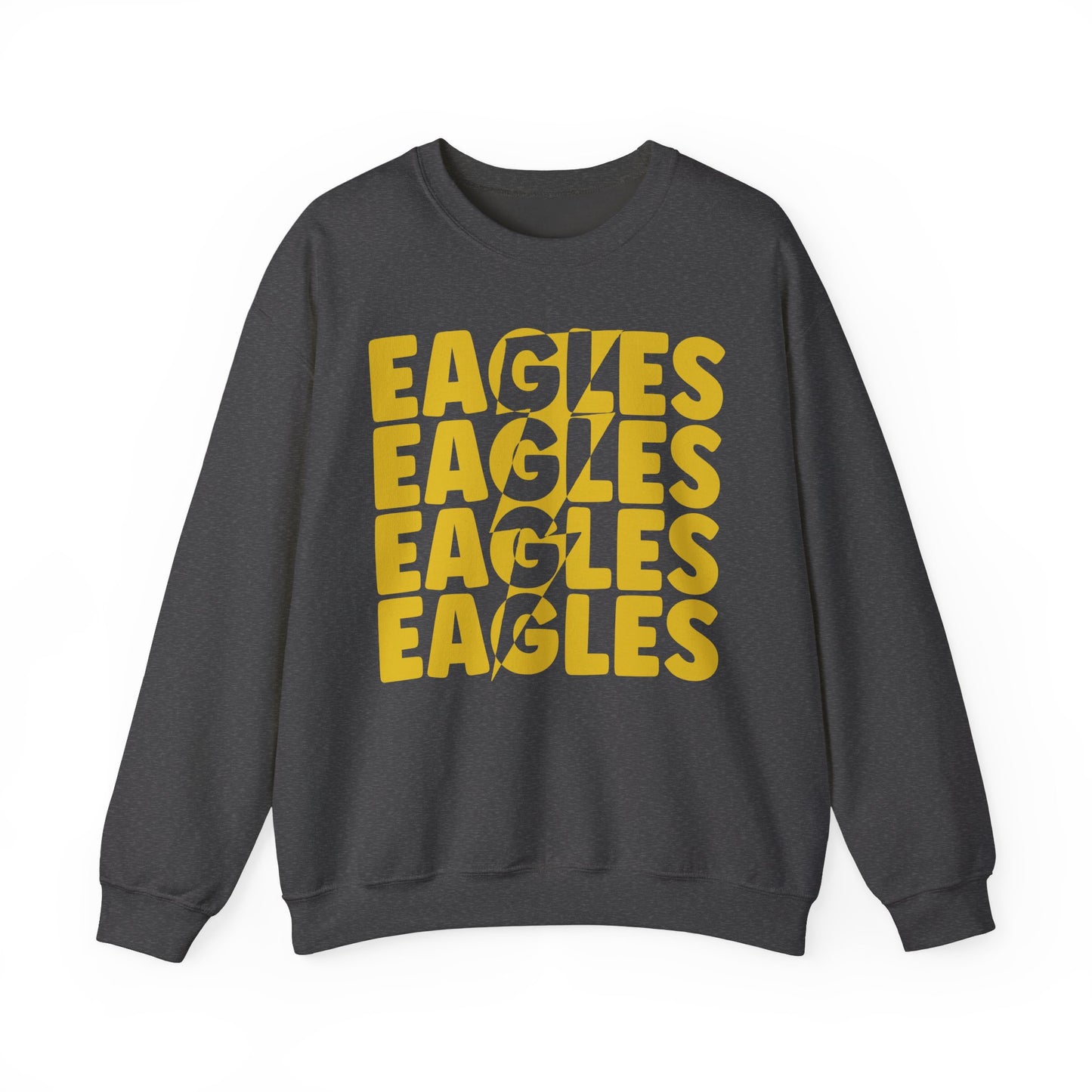 Lightning Bolt Eagle - Gildan Unisex Heavy Blend™ Crewneck Sweatshirt