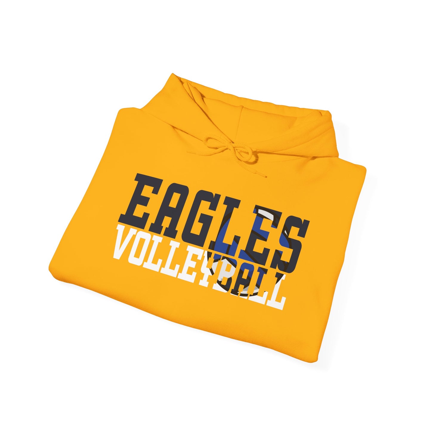 Volleyball Cutout - Gildan Unisex Heavy Blend™ Hooded Sweatshirt