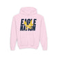 Eagle Nation - Gildan Youth Heavy Blend Hooded Sweatshirt