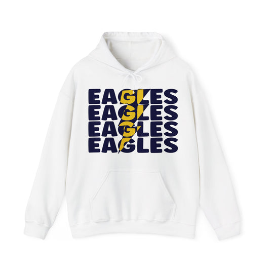 Lightning Bolt Eagles - Gildan Unisex Heavy Blend™ Hooded Sweatshirt