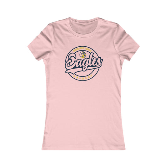 Eagles Circle Stamp - Bella+Canva Women's Favorite Tee