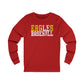 Baseball Cutout - Bella+Canva Unisex Jersey Long Sleeve Tee