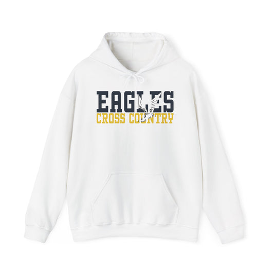 Cross Country Cutout - Gildan Unisex Heavy Blend™ Hooded Sweatshirt