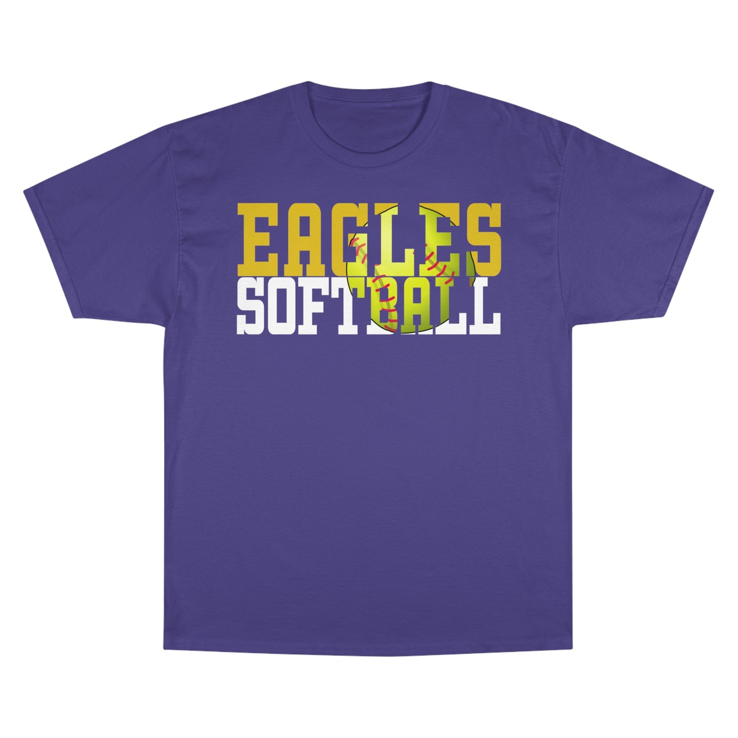 Softball Cutout - Champion T-Shirt