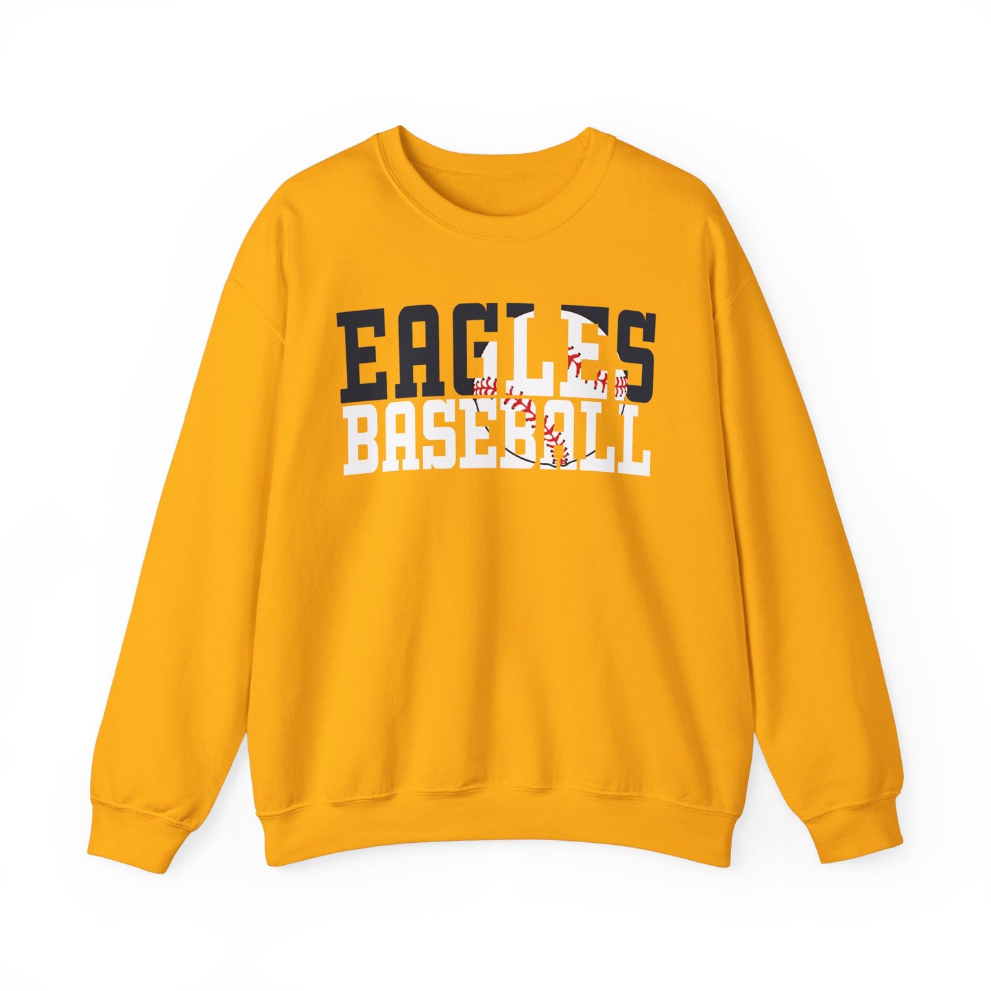 Baseball Cutout - Gildan Unisex Heavy Blend™ Crewneck Sweatshirt