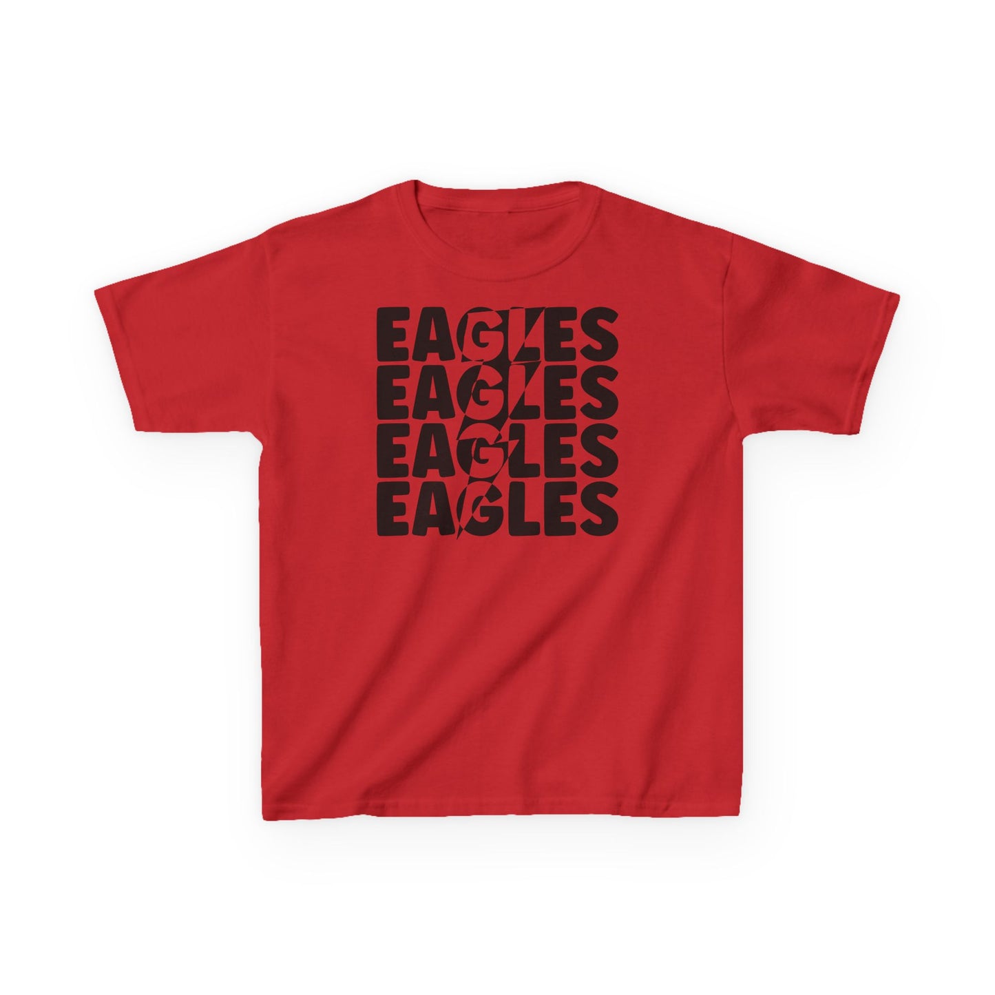 Lightning Bolt Eagle - Gildan Kids Heavy Cotton™ Tee