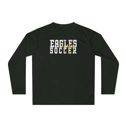 Soccer Cutout - Team 365 Unisex Performance Long Sleeve Shirt