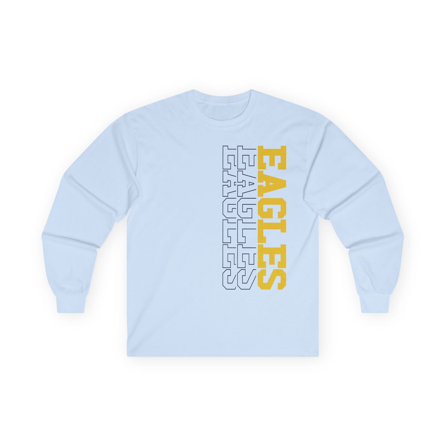 Sideways Eagles - Gildan Unisex Ultra Cotton Long Sleeve Tee