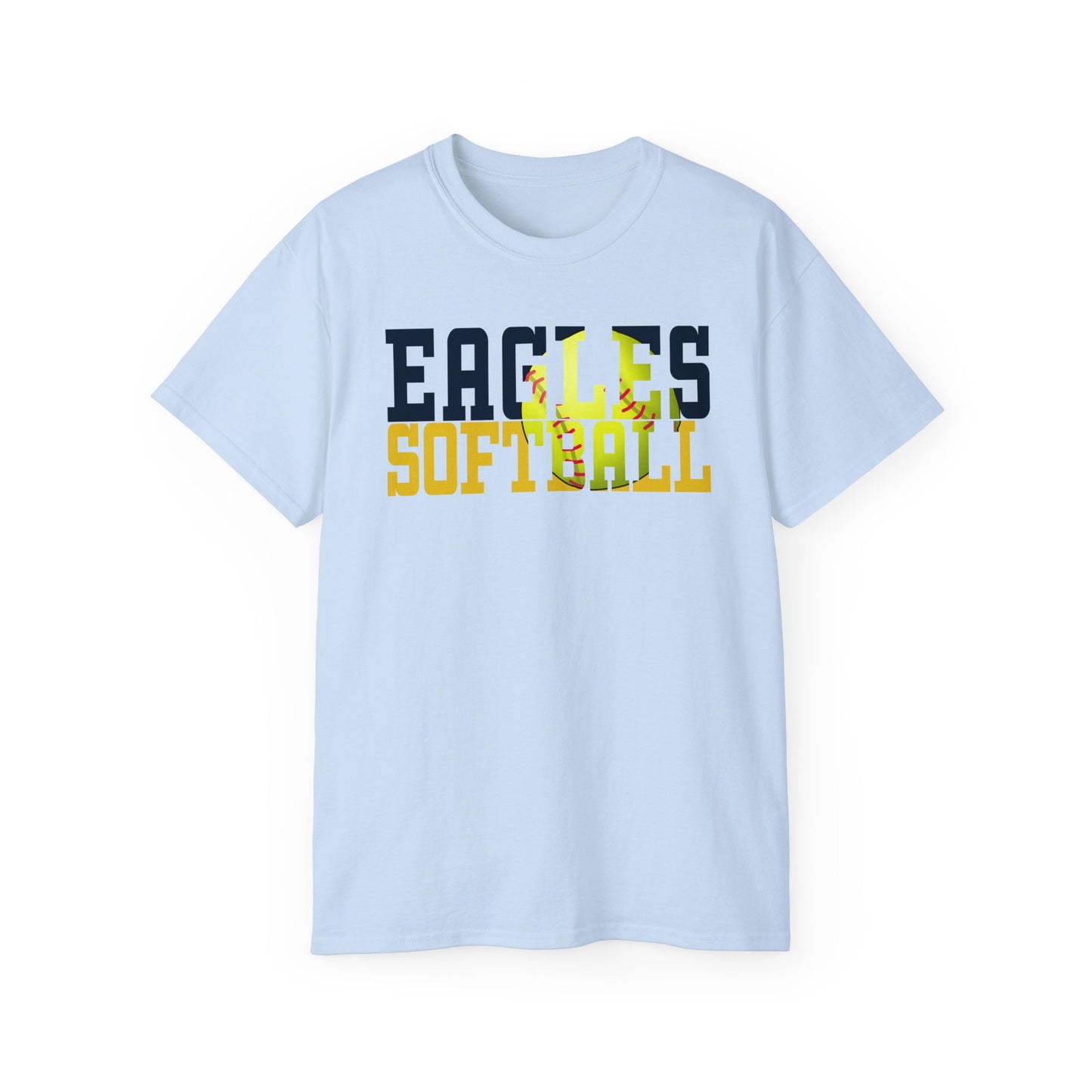 Softball Cutout - Gildan Unisex Ultra Cotton Tee