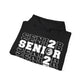 Seniors Cross Stacked c/o 2025 - Gildan Unisex Heavy Blend™ Hooded Sweatshirt