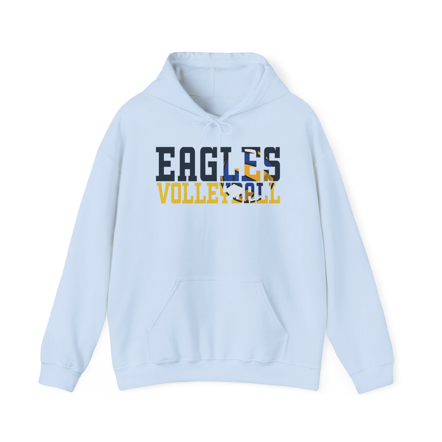 Volleyball Cutout - Gildan Unisex Heavy Blend™ Hooded Sweatshirt