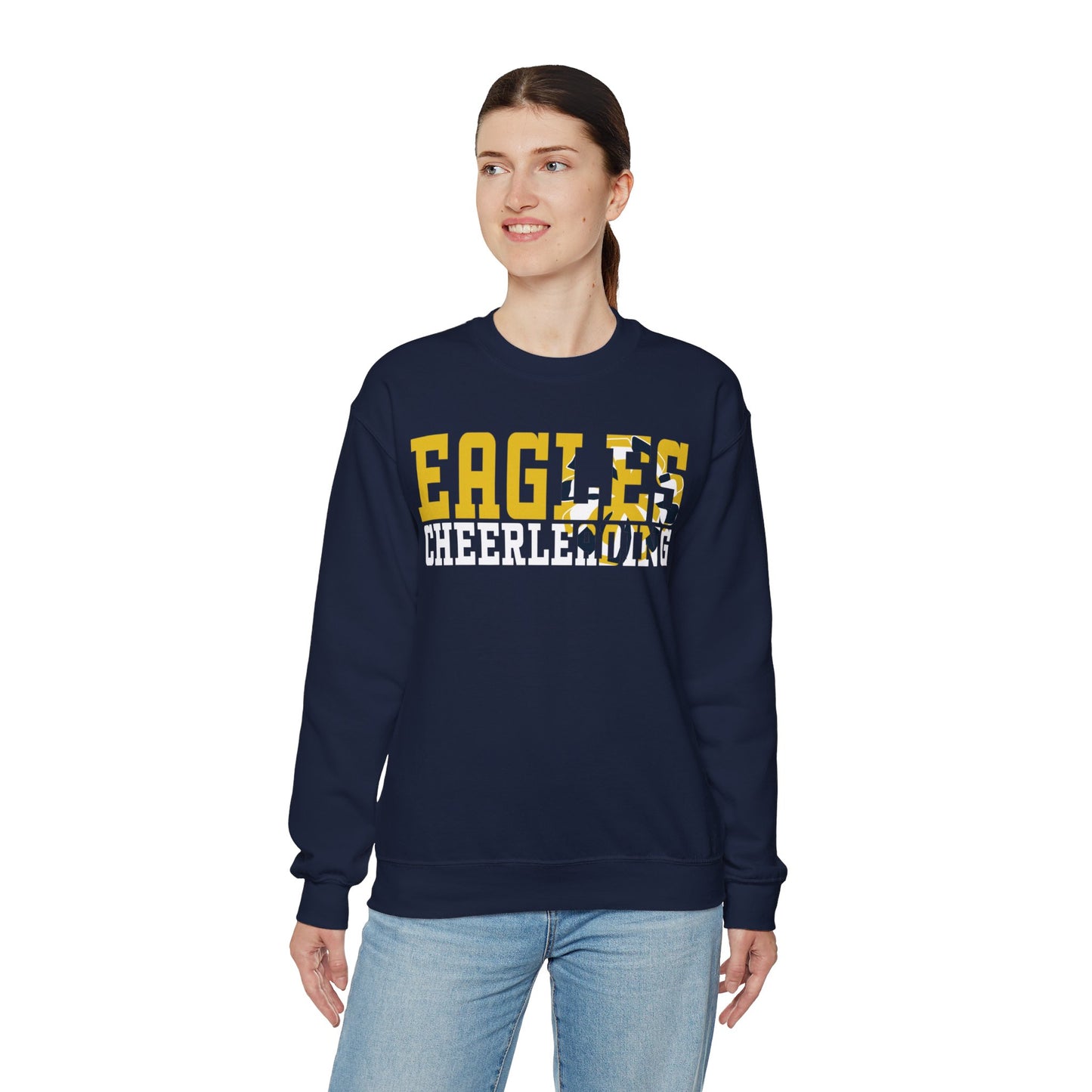 Cheerleading Cutout - Gildan Unisex Heavy Blend™ Crewneck Sweatshirt