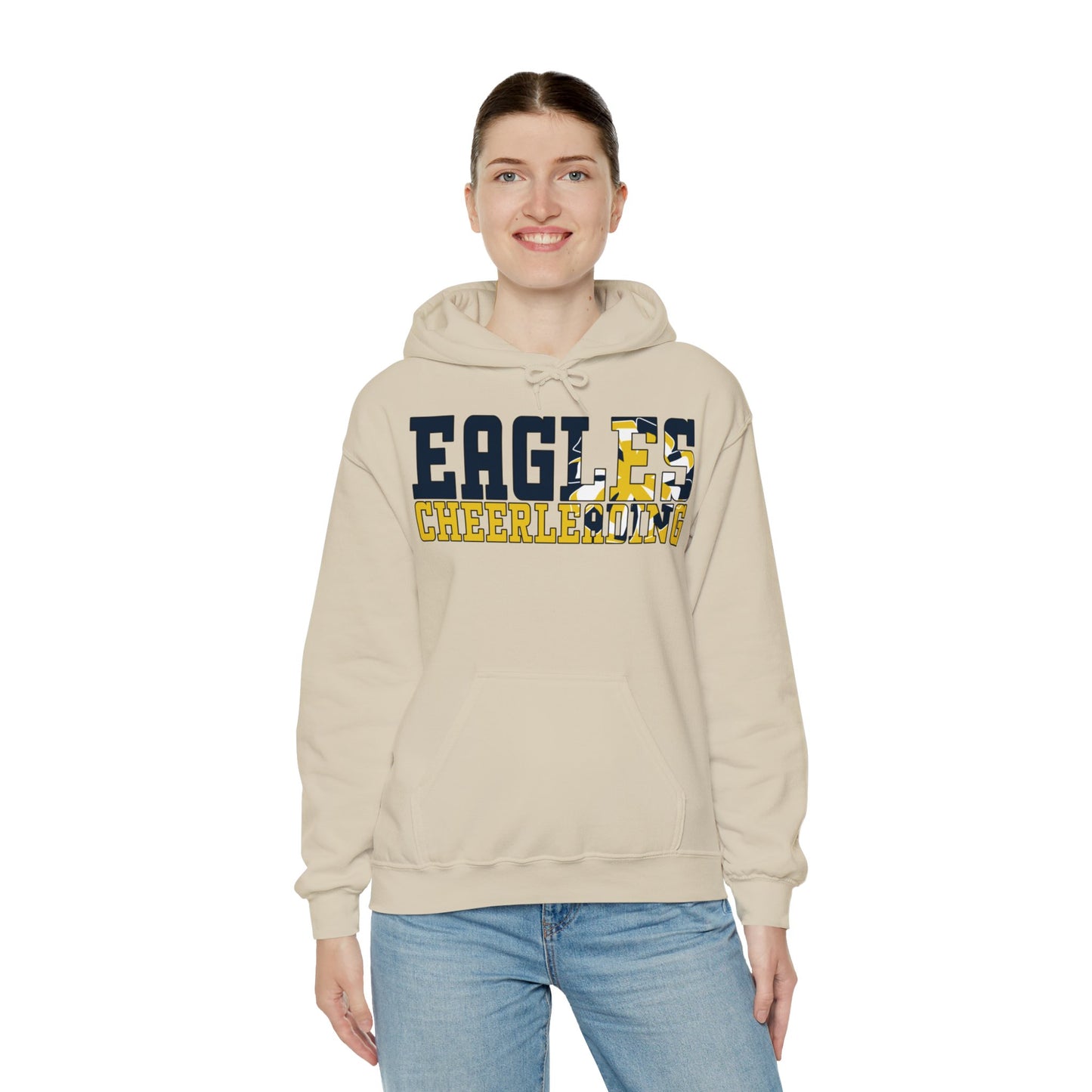 Cheerleading Cutout - Gildan Unisex Heavy Blend™ Hooded Sweatshirt