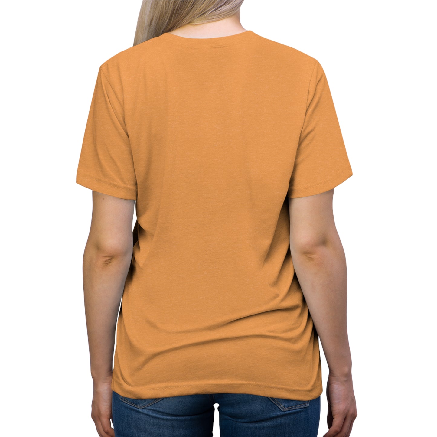 Volleyball Cutout - Bella+Canva Unisex Triblend Tee