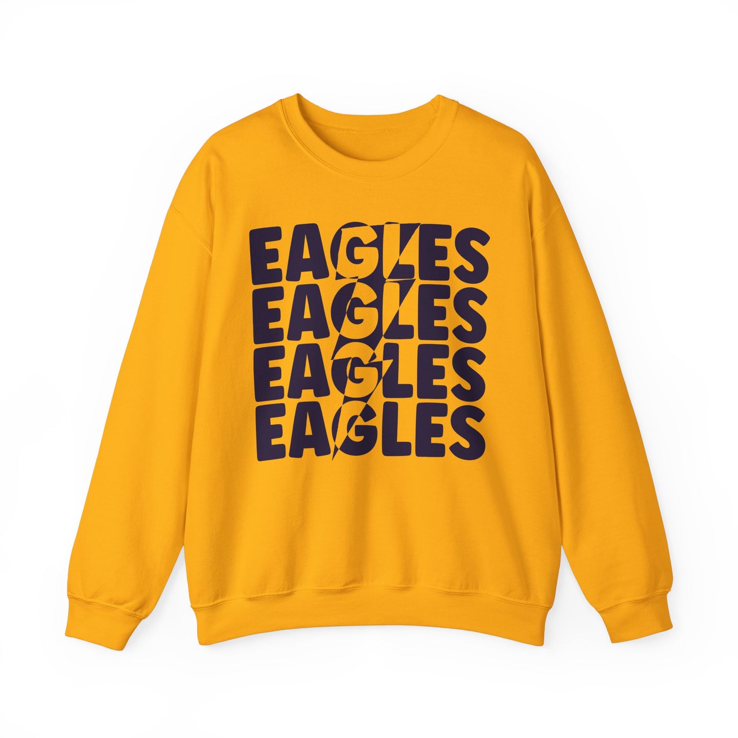 Lightning Bolt Eagle - Gildan Unisex Heavy Blend™ Crewneck Sweatshirt