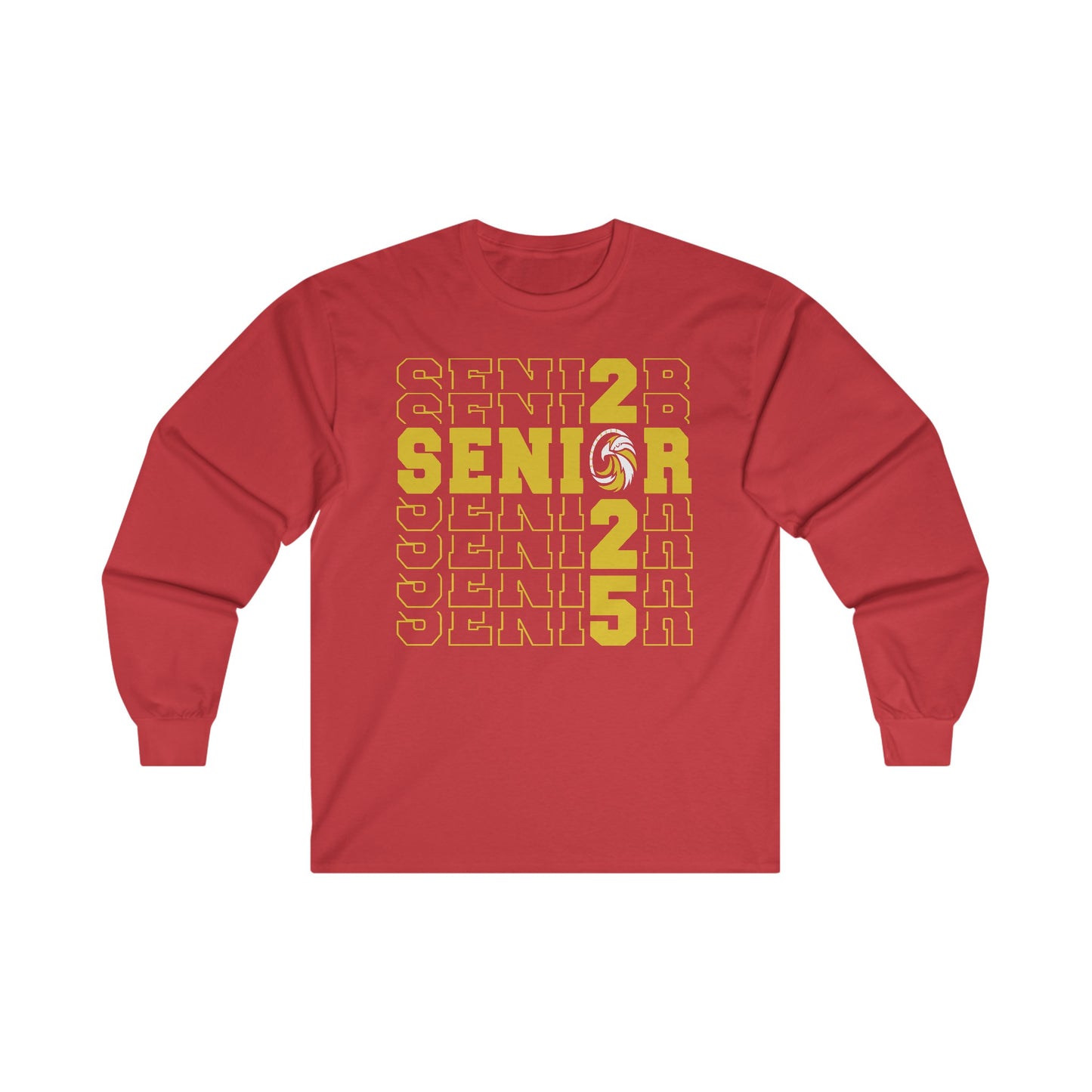 Seniors Cross Stacked c/o 2025 - Gildan Unisex Ultra Cotton Long Sleeve Tee