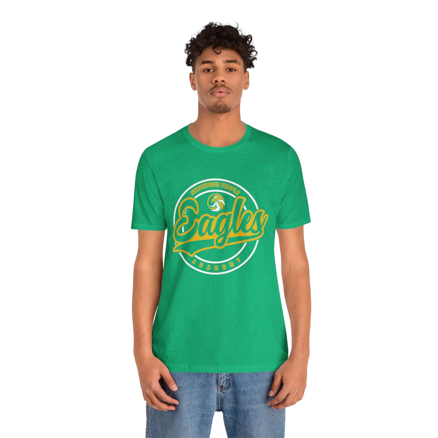 Eagles Circle Stamp - Bella+Canva Unisex Jersey Short Sleeve Tee