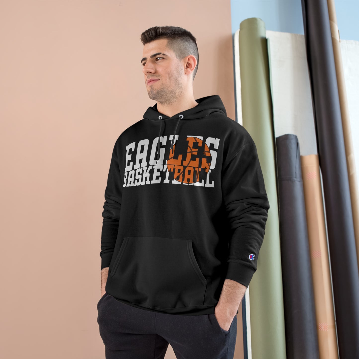 Basketball Cutout - Champion Hoodie