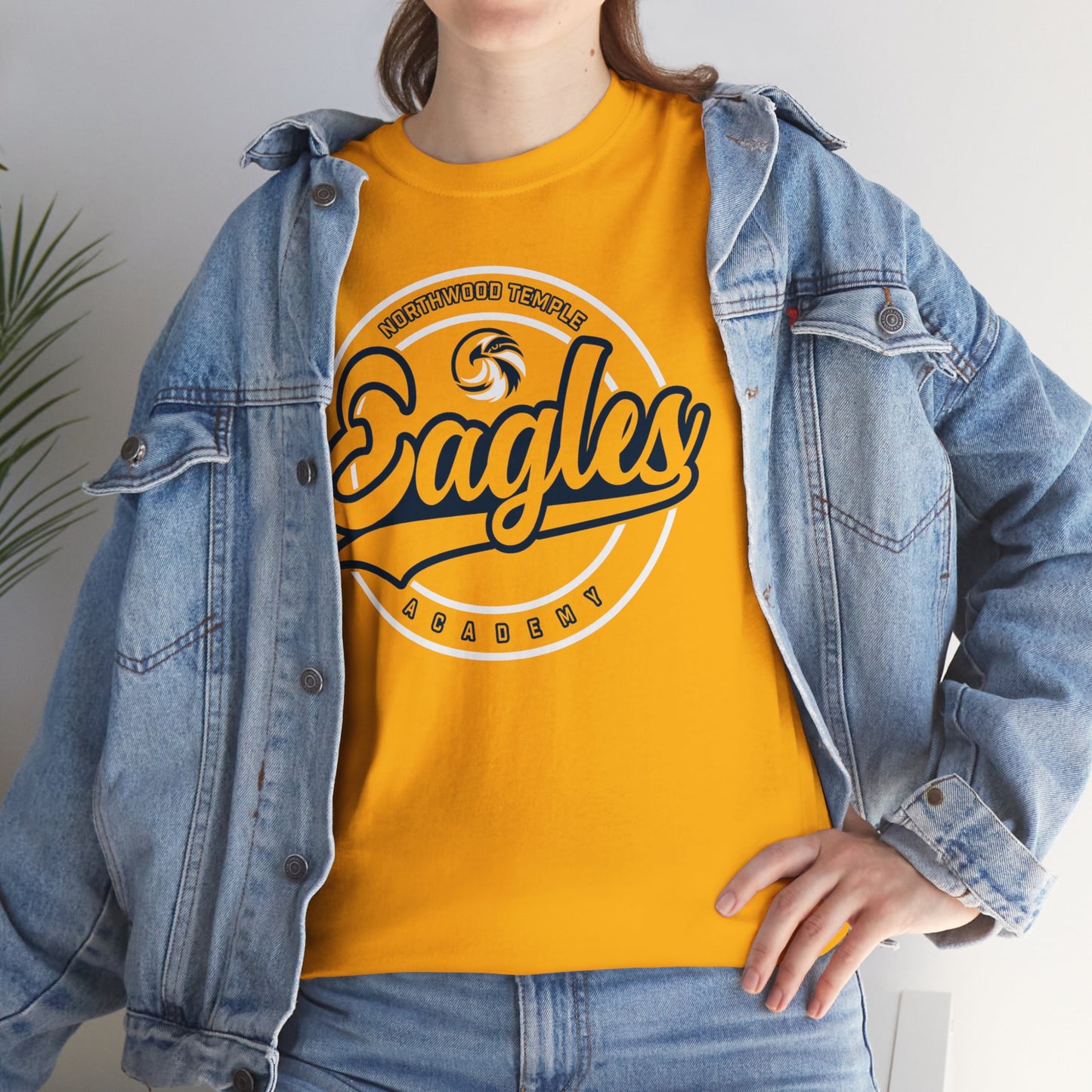 Eagles Circle Stamp - Gildan Unisex Heavy Cotton Tee