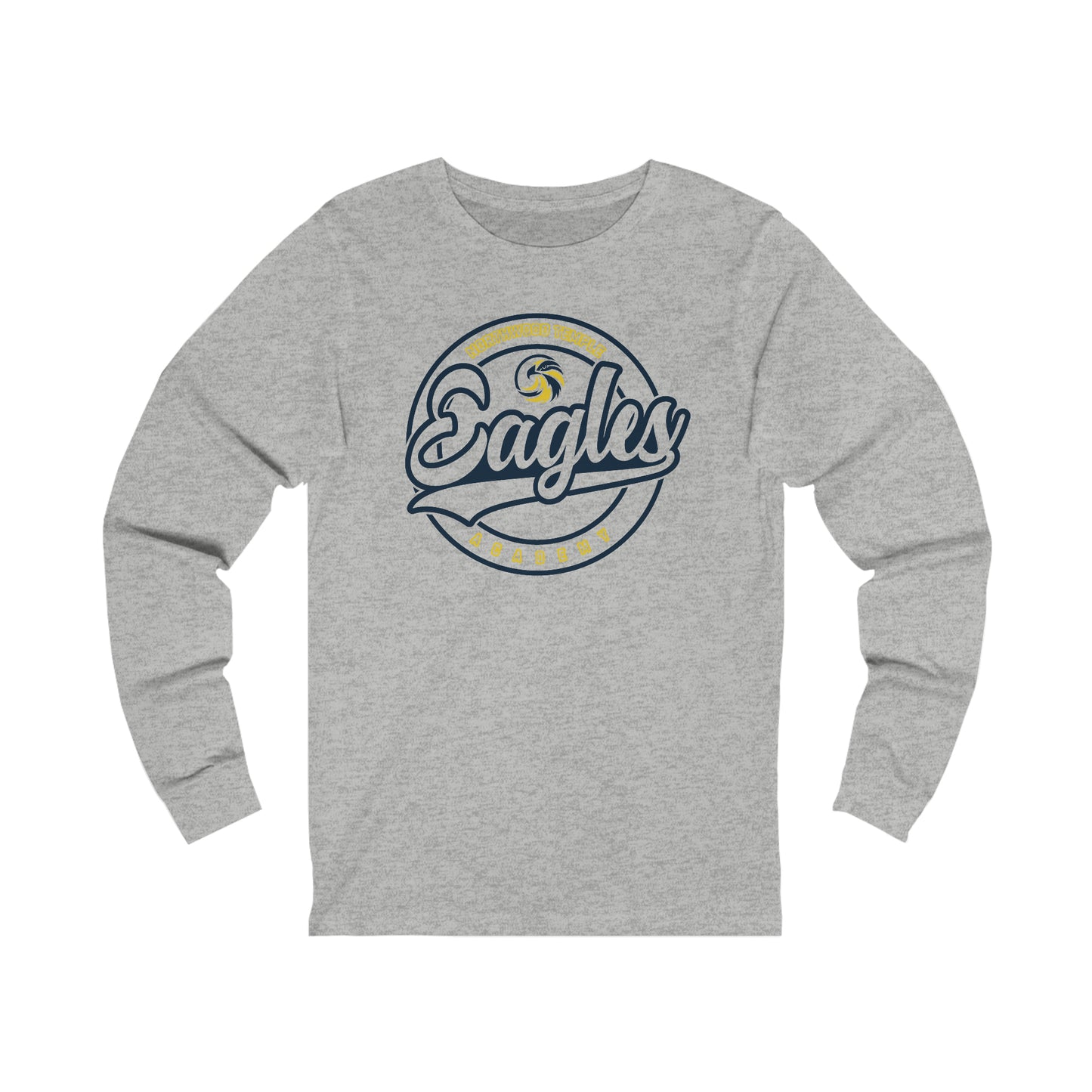 Eagles Circle Stamp -  Bella+Canva Unisex Jersey Long Sleeve Tee