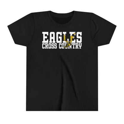 Cross County Cutout - Bella+Canva Youth Short Sleeve Tee