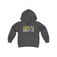 Soccer Cutout - Gildan Youth Heavy Blend Hooded Sweatshirt