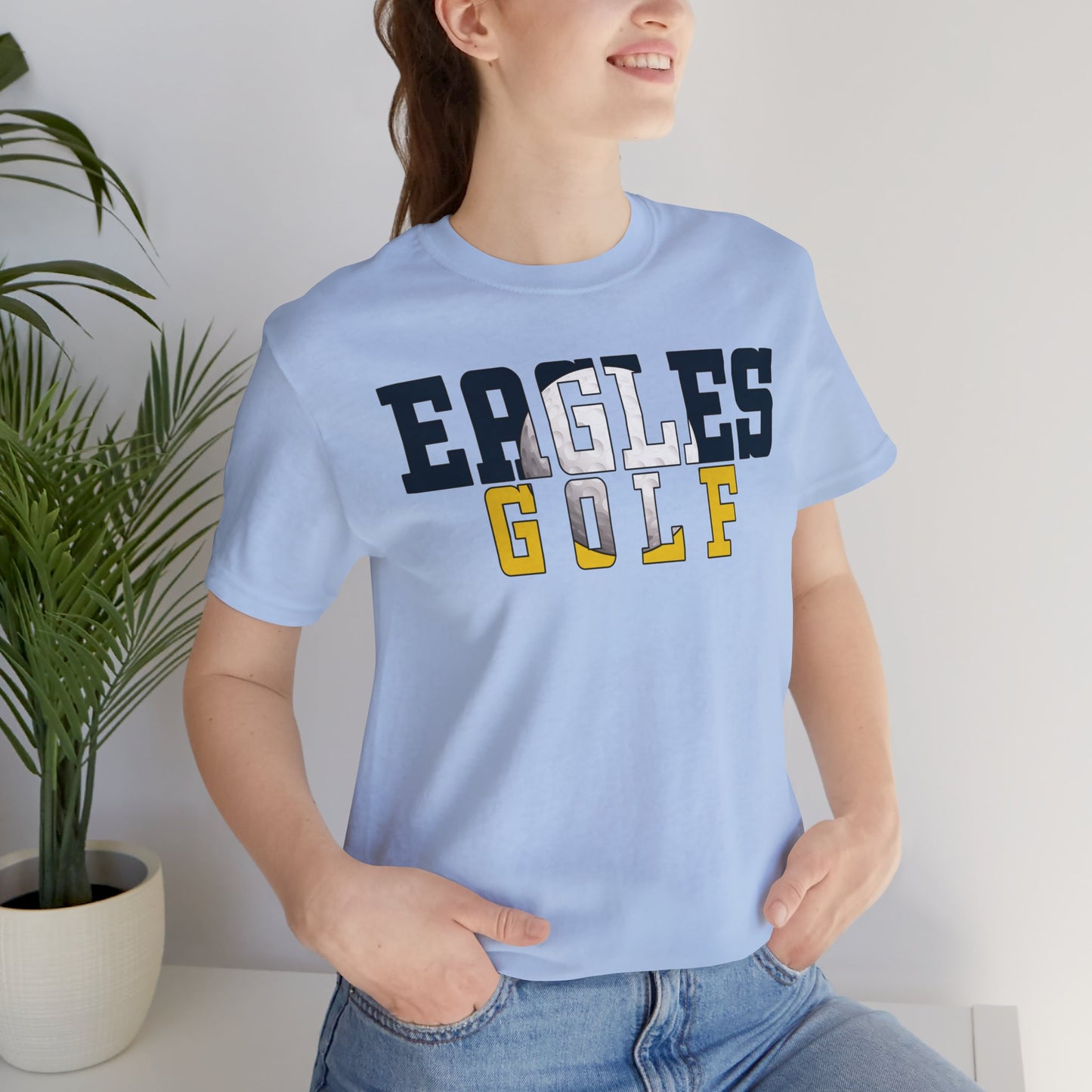 Golf Cutout - Bella+Canva Unisex Jersey Short Sleeve Tee